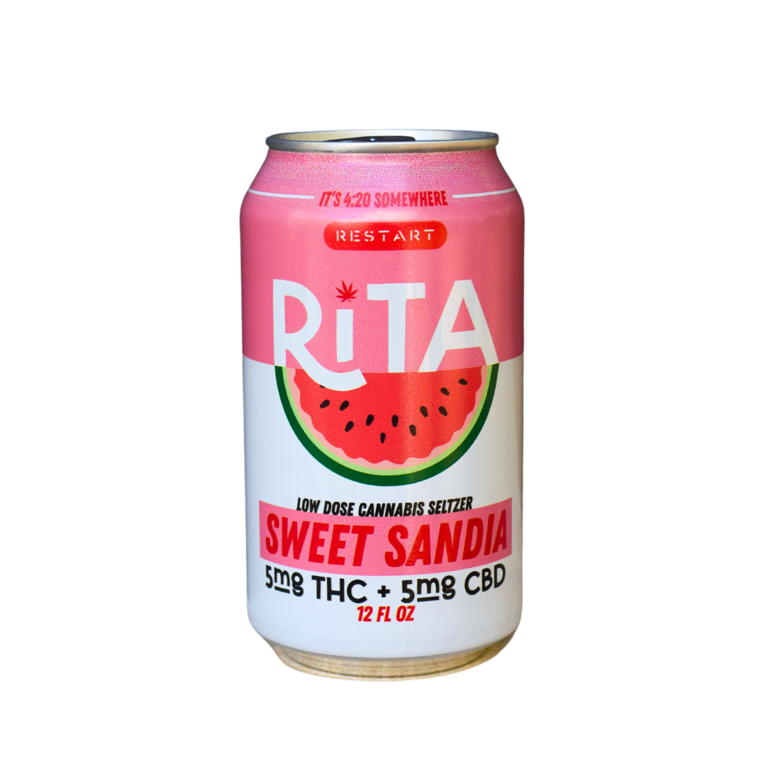 RESTART Rita THC Seltzer Sweet Sandia 12oz / Single Can